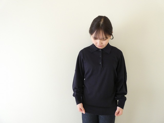 MidiUmi(ミディウミ) ワイドニットポロの商品画像7