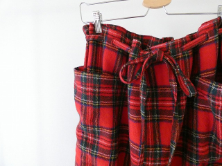 R&D.M.Co-(オールドマンズテーラー) WOOL TARTAN CHECK STRING SKIRTの商品画像26