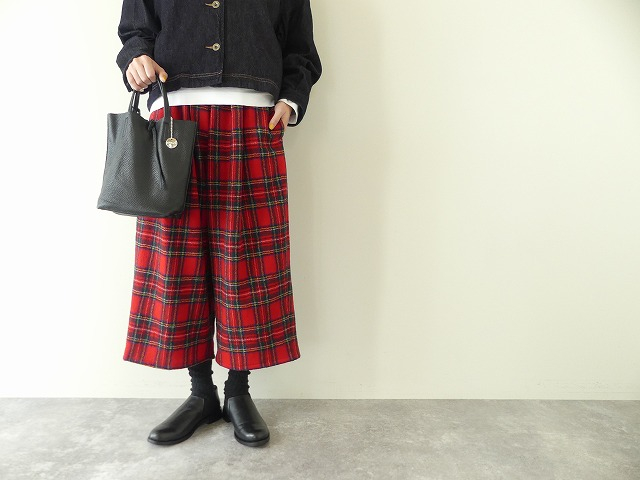 R&D.M.Co-(オールドマンズテーラー) WOOL TARTAN CHECK GUM PANTSの商品画像3