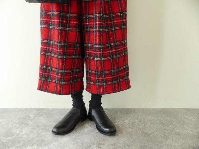 R&D.M.Co-(オールドマンズテーラー) WOOL TARTAN CHECK GUM PANTSの商品画像5