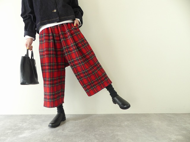 R&D.M.Co-(オールドマンズテーラー) WOOL TARTAN CHECK GUM PANTSの商品画像7