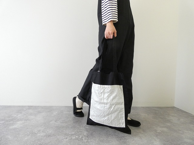 prit(プリット) オックス×40/1リネン箔プリントビックポケットトートの商品画像4