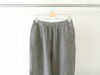 prit(プリット) リネンシルクハウンドトゥースワンタックバギーパンツの商品画像21