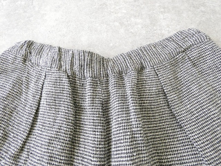 prit(プリット) リネンシルクハウンドトゥースワンタックバギーパンツの商品画像24