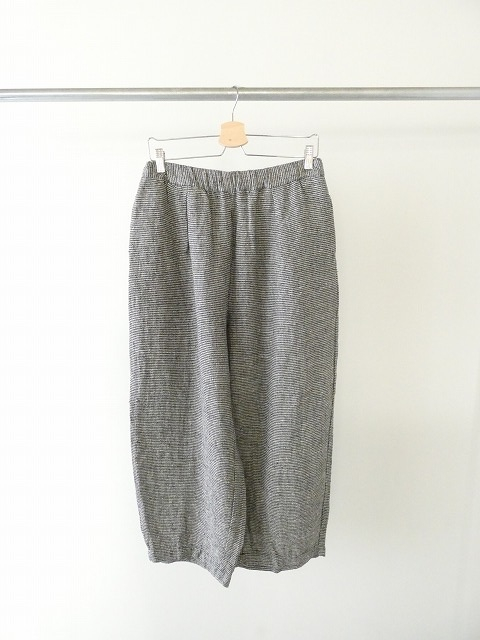 prit(プリット) リネンシルクハウンドトゥースワンタックバギーパンツの商品画像3