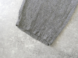 prit(プリット) リネンシルクハウンドトゥースワンタックバギーパンツの商品画像30