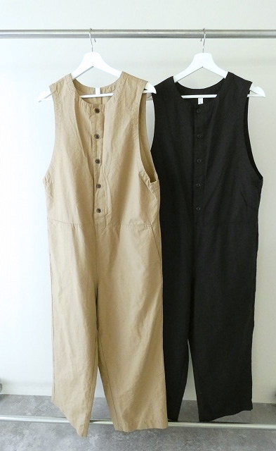 prit(プリット) コットンリネンライトバックサテンオールインワンの商品画像3