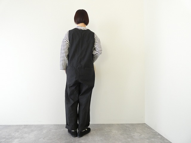 prit(プリット) コットンリネンライトバックサテンオールインワンの商品画像5