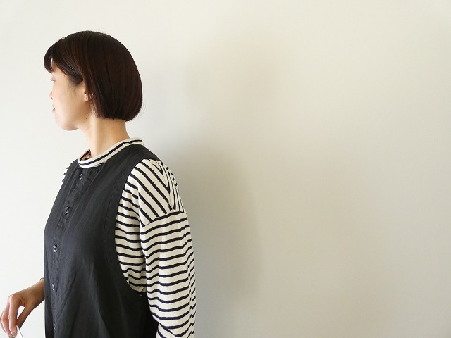 prit(プリット) コットンリネンライトバックサテンオールインワンの商品画像7