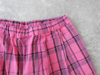 prit(プリット) 16/1リネンコットンチェックタックイージーパンツの商品画像30