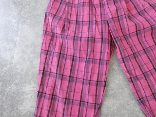 prit(プリット) 16/1リネンコットンチェックタックイージーパンツの商品画像32