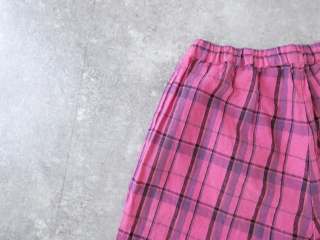 prit(プリット) 16/1リネンコットンチェックタックイージーパンツの商品画像33