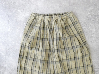 prit(プリット) 16/1リネンコットンチェックタックイージーパンツの商品画像44