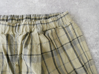 prit(プリット) 16/1リネンコットンチェックタックイージーパンツの商品画像45