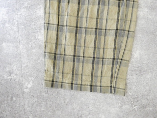 prit(プリット) 16/1リネンコットンチェックタックイージーパンツの商品画像46