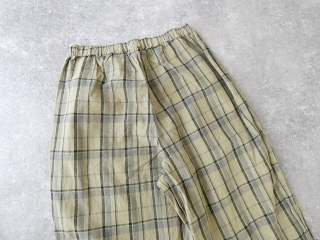 prit(プリット) 16/1リネンコットンチェックタックイージーパンツの商品画像51