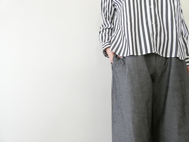 prit(プリット) 綿麻ストレッチワイドパンツの商品画像3