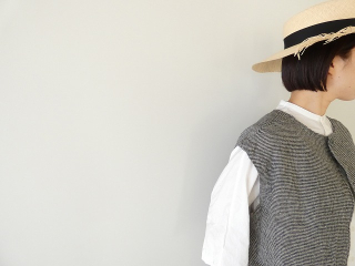 prit(プリット) リネンシルクハウンドトゥース2wayベストの商品画像25