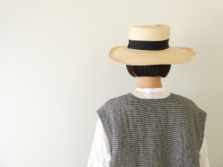 prit(プリット) リネンシルクハウンドトゥース2wayベストの商品画像26