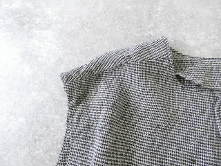 prit(プリット) リネンシルクハウンドトゥース2wayベストの商品画像27