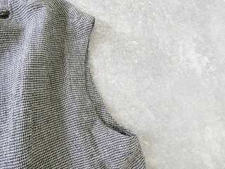 prit(プリット) リネンシルクハウンドトゥース2wayベストの商品画像29