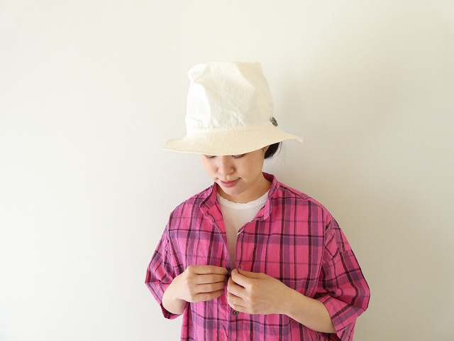 prit(プリット) リネンコットンチェック5分袖スタンドカラービッグシャツの商品画像4