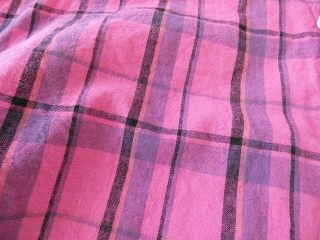 prit(プリット) リネンコットンチェック5分袖スタンドカラービッグシャツの商品画像45