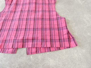 prit(プリット) リネンコットンチェック2Wayベストの商品画像32