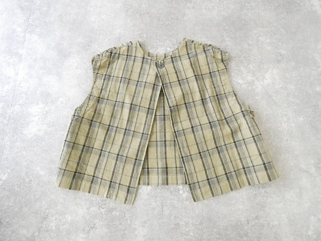 prit(プリット) リネンコットンチェック2Wayベストの商品画像43