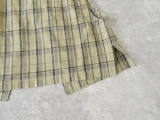 prit(プリット) リネンコットンチェック2Wayベストの商品画像46