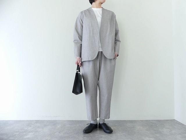 prit(プリット) 綿麻ストレッチトッパージャケットの商品画像3