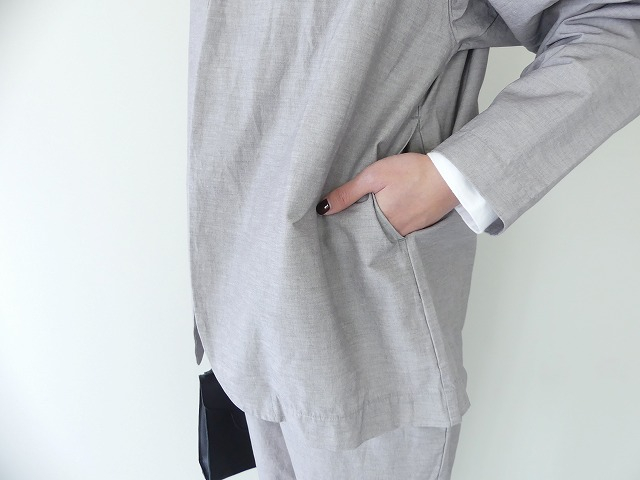 prit(プリット) 綿麻ストレッチトッパージャケットの商品画像5