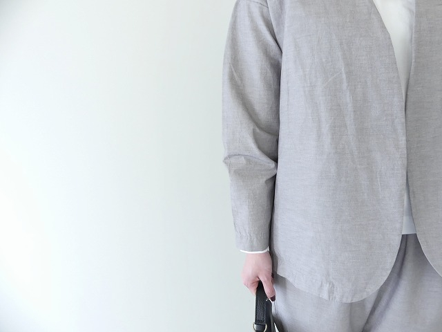 prit(プリット) 綿麻ストレッチトッパージャケットの商品画像6