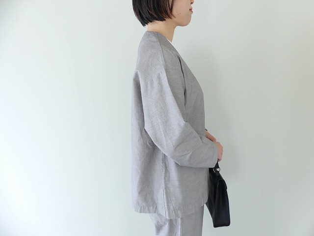 prit(プリット) 綿麻ストレッチトッパージャケットの商品画像9