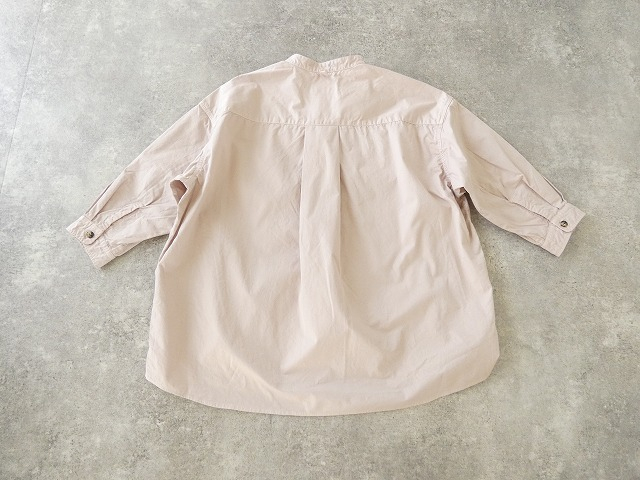 prit(プリット) 綾ダンプ7分袖スタンドカラーシャツの商品画像13