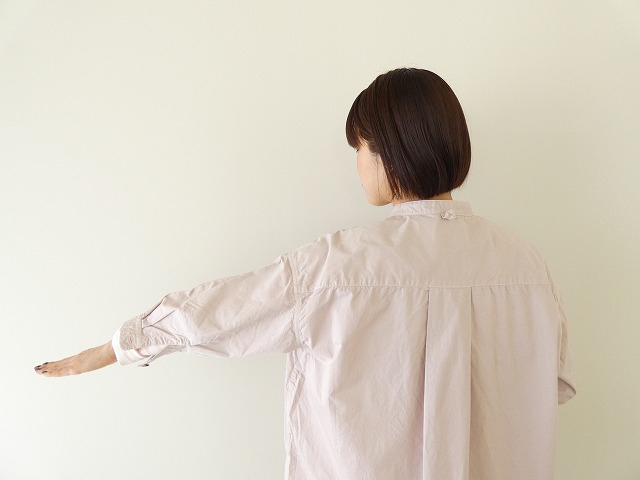 prit(プリット) 綾ダンプ7分袖スタンドカラーシャツの商品画像8