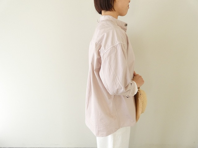 prit(プリット) 綾ダンプ7分袖スタンドカラーシャツの商品画像9