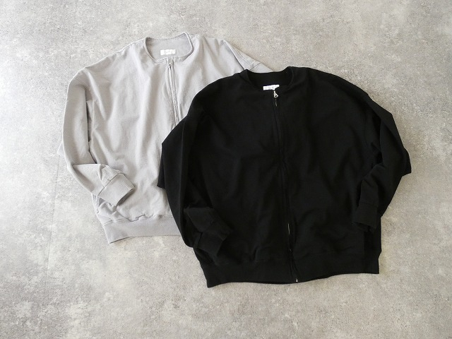 prit(プリット) 40/1 DEPENDランダムミニ裏毛ZIPブルゾンの商品画像3