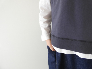 prit(プリット) 40/1 DEPENDランダムミニ裏毛プルオーバーベストの商品画像18