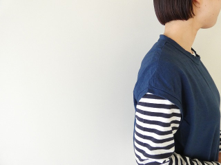 prit(プリット) 17/1空紡天竺オーバーサイズプルオーバーベストの商品画像16