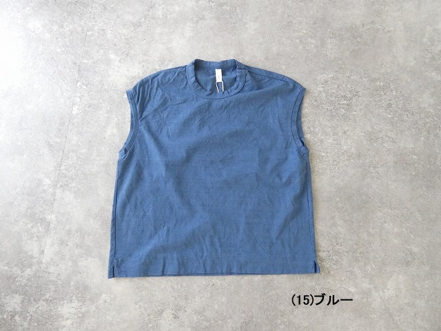 prit(プリット) 17/1空紡天竺オーバーサイズプルオーバーベストの商品画像42