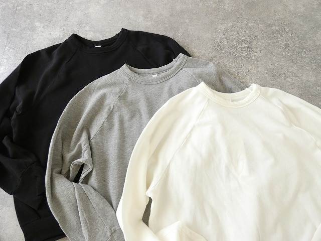 prit(プリット) 40/1強撚糸スピン裏毛ラグランスリーブプルオーバーの商品画像10