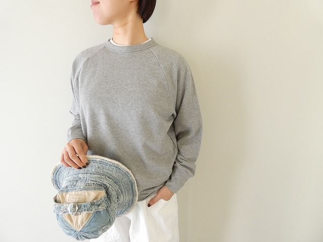 prit(プリット) 40/1強撚糸スピン裏毛ラグランスリーブプルオーバーの商品画像2