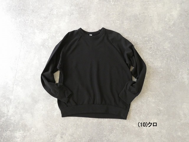 prit(プリット) 40/1強撚糸スピン裏毛ラグランスリーブプルオーバーの商品画像42