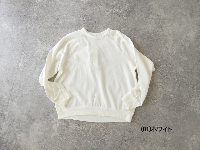 prit(プリット) 40/1強撚糸スピン裏毛ラグランスリーブプルオーバーの商品画像56