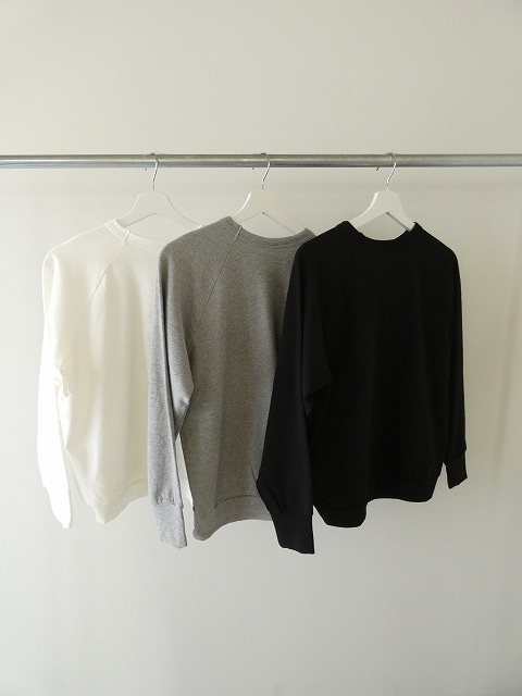 prit(プリット) 40/1強撚糸スピン裏毛ラグランスリーブプルオーバーの商品画像9