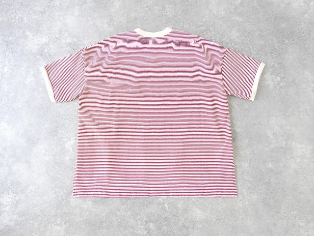 prit(プリット) 空紡度詰天竺ミジンボーダー5分袖クルーネックプルオーバーの商品画像29