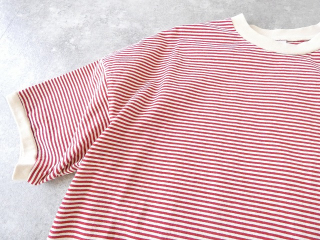 prit(プリット) 空紡度詰天竺ミジンボーダー5分袖クルーネックプルオーバーの商品画像31