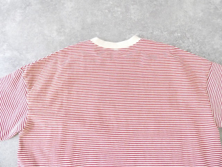 prit(プリット) 空紡度詰天竺ミジンボーダー5分袖クルーネックプルオーバーの商品画像34