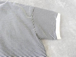 prit(プリット) 空紡度詰天竺ミジンボーダー5分袖クルーネックプルオーバーの商品画像46